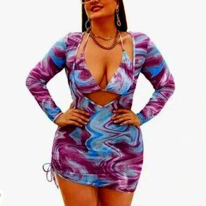 (3) Piece Swimwear:  Bikini Set.  Triangle Top, Thong & Cover Up.  NWOT.  Reposh